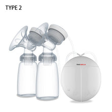 Load image into Gallery viewer, Single/Double Electric Breast Pump With Milk Bottle Infant USB BPA free Powerful Breast Pumps Baby Breast Feeding T0451