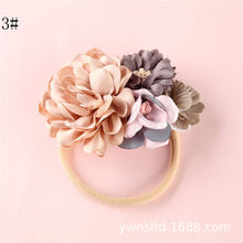 Load image into Gallery viewer, BalleenShiny Fashion Florals Headband Newborn Baby Elastic Princess Hairbands Child Kids Pearl Fresh Style Cute Headwear Gifts