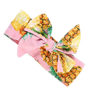 BalleenShiny Fashion Florals Headband Newborn Baby Elastic Princess Hairbands Child Kids Pearl Fresh Style Cute Headwear Gifts