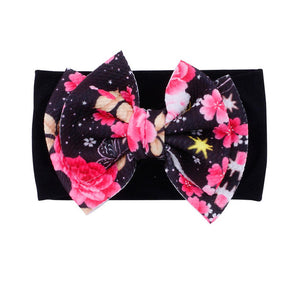 BalleenShiny Fashion Florals Headband Newborn Baby Elastic Princess Hairbands Child Kids Pearl Fresh Style Cute Headwear Gifts